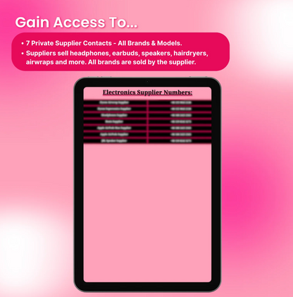 Electronics supplier